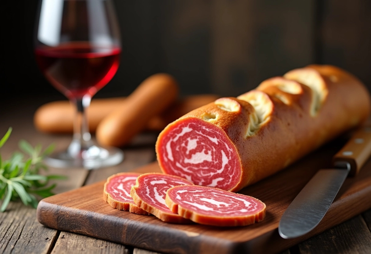 saucisson brioché